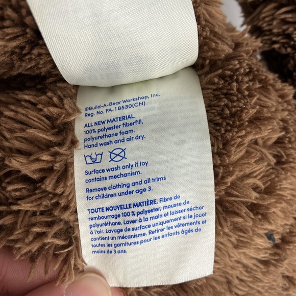 Build A Bear Howlin Werewolf Plush Halloween Wolf BABW Retired Glow in Dark Eyes - Picture 6 of 6